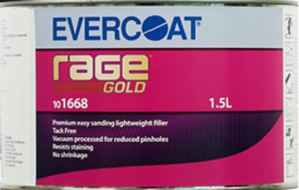 EVERCOAT Rage Gold Polyester Body Filler 1,5 Ltr.